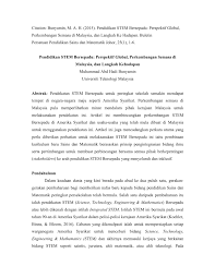 Dapatkan alatan, latihan, sumber, dan pelajaran percuma untuk menarik minat kepada stem, daripada mengodam aktiviti dunia nyata stem dan aplikasi stem, hinggalah ke pelajaran interaktif microsoft makecode dan minecraft untuk. Pdf Pendidikan Stem Bersepadu Perspektif Global Perkembangan Semasa Di Malaysia Dan Langkah Kehadapan