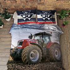 John Deere Tractor Bedding Set 3d Printed Agricultural Tractor Pattern Duvet Cover Creative Bedding Set No Comforter Buy At A Low Prices On Joom E Commerce Platform