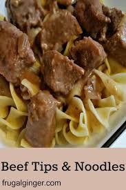 Easy Slow Cooker Beef Tips Noodles Recipe Beef Tips And Noodles Beef Tip Recipes Crockpot Recipes Easy