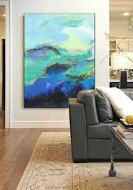 Oil Paintings For Sale Cheap Abstract Painting Extra Large Canvas Art Vertical Palette Knife Contemporary Art Abstract paintings for sale by artists.