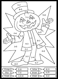 Children love to know how and why things wor. 10 Best Printable Halloween Math Coloring Pages Printablee Com