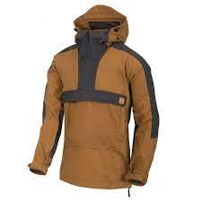 Purchase The Helikon Tex Woodsman Anorak Jacket Coyote Ash Grey