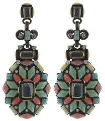 Konplott Earring Stud Dangling Marrakesch Green Size L Konplott Marrakesch Ohrstecker