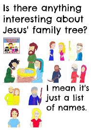 Jesus Genealogy Lesson Bible Family Tree Family Tree Lesson Jesus Family Tree