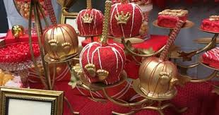 Red Black And Gold Baby Shower Ideas Red Gold White Candy Apples Baby Shower Red Baby Shower Apple Baby Shower Baby Shower Party Themes