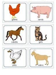 Animales De La Granja Loteria Learning Spanish Vocabulary Animal Sounds Learning Spanish