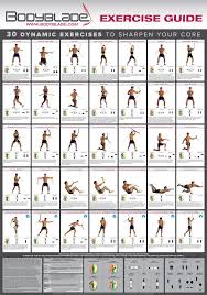 Perspicuous Printable Fitness Chart Bodyblade Wall Chart