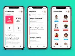 Work Order Management Product Concept App Design Mobile App Design Mobile Design