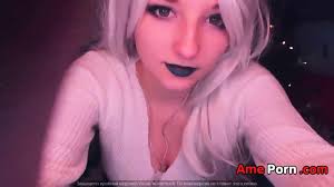 AftynRose AS Angel Cosplay Showing White Thong ASMR 