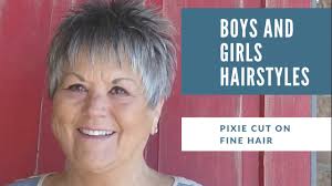 You'll love pixie and the very short pixie models. Short Hairstyles Over 50 For Women With Fine And Thin Hair Youtube