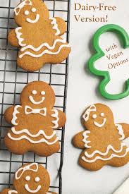 Classic Dairy Free Gingerbread Men Cookies Recipe