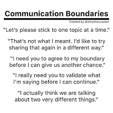 Communication Boundaries Emotional Awareness Psychology Self Help