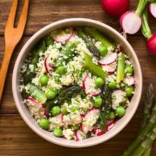 Taboule De Printemps Aux Asperges Et Vinaigrette D Agrumes Recette Recettes De Cuisine Salade Taboule