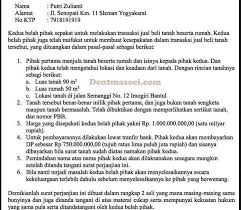 Surat jual beli ini bisa menjadi bukti kepada semua pihak pada suatu saat jika telah terjadi jual beli. Surat Perjanjian Jual Beli Rumah Dengan Uang Muka Kumpulan Surat Penting