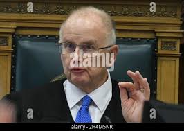 Kenosha, Wisconsin, USA. 3rd Nov, 2021. Defense attorney MARK RICHARDS left  and Assistant District Attorney THOMAS BINGER before the start of court  Wednesday November 3, 2021. Rittenhouse faces seven charges including one