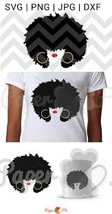 Download Afro Gold Hoops Svg Afro Puff Woman Svg Natural Hair Svg File Etsy Black Woman Silhouette Black Girl T Shirts Woman Silhouette