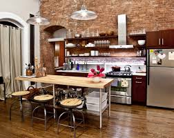 Loft Apartment Kitchen Exposed Brick Kitchen Loft Apartment Kitchen Loft Kitchen Kitchen New York
