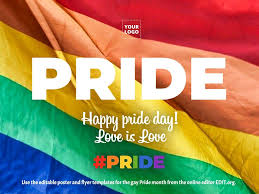 With printfinity, you can print a different design or photo on every flyer. Pride Day Poster And Flyer Templates