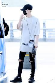 These Are Yours And Jimin S Outfits But Pretend That The Bag Headphones And Ma Korean Fashion Kpop Korean Airport Fashion Kpop Fashion Men