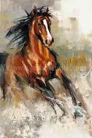 Horse Painting Horse Art The Stallion Hand Embellished Giclee Painted Fine Art Print Horse Painting Animal Art Horse Artwork
