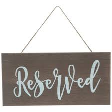 Great for trade shows · indoors or outdoors · banners, posters & more Reserved Wood Decor Hobby Lobby 1477181