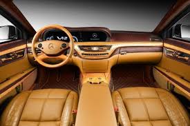 Topcar Pimps Heavily Armored Mercedes Benz S600 W221 Guard With Gold And Leather Bornrich Mercedes Interior Mercedes Benz Mercedes