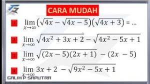 Maybe you would like to learn more about one of these? Cara Cepat Limit Akar Python