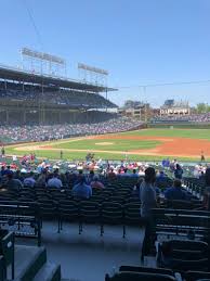 Wrigley Field Section 226 Row 4 Seat 1 Chicago Cubs Vs