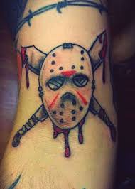 Cuma'nın uğursuzluğunu ve bu uğursuzluktan ilham alan friday the 13th filmlerini biliriz. Friday The 13th Jason S Mask Tattoo By Monster Mike Duggan Tattoos Mask Tattoo Creepy Tattoos