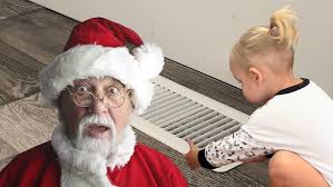 Funny Kid Video: KY Toddler Talks to Santa Stuck in Floor Vent