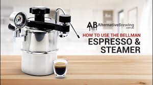 Most stylish home espresso machine: How To Use The Bellman Stovetop Espresso Maker Steamer Youtube