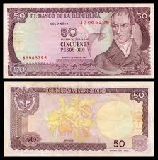 Fajo De Billetes 50 Pesos Colombianos 1985 Billetes Colombianos Fajos De Billetes Billetes