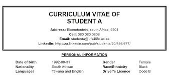 Talking About The Musts On A Cv