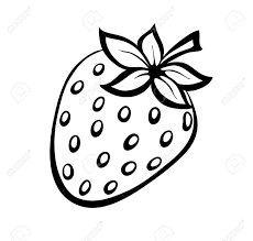 Monochrome Illustration Of Strawberries Many Similarities To The Author S Profile Stok Fotograf 22028250 Meyve Taslaklar Yaratici