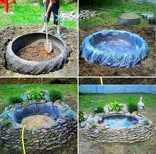 Uber 35 Diy Teichideen In 2020 Garten Brunnen Garten Garten Hochbeet
