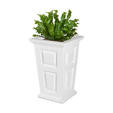 Remove the tray and plant directly into the planter; Wyndham 24 Tall Mayne