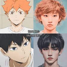 A simple comparison of haikyuu characters before and after timeskip. TaÑ• On Instagram Haikyuu Characters And What They Would Look Like In Real Life ð…ð¨ð¥ð¥ð¨ð° Dvzvis Haikyuu Anime Haikyuu Characters Kageyama
