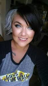 Black And White Hair Color Short Hair New Hair Silver And Black Short Hair Styles Hair Streaks Hair Styles