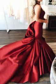 Mermaid Backless Sweetheart Long Red Wedding Dress Red Wedding Dress Mermaid Red Wedding Dresses Wedding Dress Fabrics