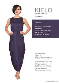 I wish i had more occasions to wear this dress. Named Pattern Kielo Wrap Dress Siebenblau Shop For Organic Fabrics