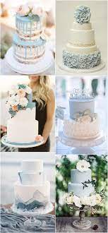 24 Brilliant Dusty Blue Wedding Color Ideas Oh Best Day Ever Wedding Cake Dusty Blue Light Blue Wedding Cake Winter Wedding Cake