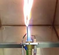 Flame Propagation Test for a Single Insulated Cable - Fire ...