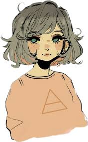 Try not to make this shape completely straight, otherwise the lock will end up looking like a spring! Anime Girl Eyes Png Drawing Draw Girldraw Anime Girl Green Eyes Anime Girl Short Hair 5077894 Vippng