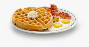 You can use this image freely on your projects to create stunning art. Ooo La The Belgian Waffles With Bacon And Eggs Free Transparent Clipart Clipartkey
