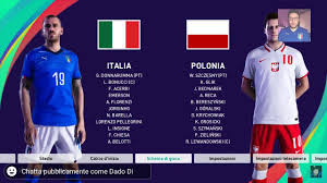 L'italia appartiene al gruppo a (le nazioni più forti) e nel suo gironcino affronterà polonia e portogallo in gare di andata e ritorno, chi arriverà ultima nel gironcino retrocederà nel gruppo b. Gameplay Prediction Italia Polonia Nations League Pes 2021 Ps4 Youtube