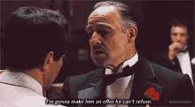 On the 44th anniversary of the premiere of director francis ford coppola's masterpiece, we're making you an offer you can't refuse: Make Him An Offer He Can T Refuse Gifs Tenor