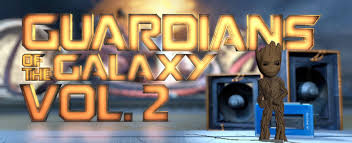 So it's rendered into the scene! Guardians Of The Galaxy Vol 2 2017 Art Of The Title