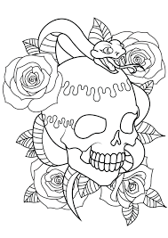 Show your kids a fun way to learn the abcs with alphabet printables they can color. Skull Coloring Pages For Adults