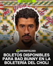🚨¡ÚLTIMA HORA! 🚨¡Ya están a la venta los últimos boletos para ver a Bad  Bunny en el Choli! Corre pa' la boletería del Coliseo de Puerto Rico antes  que se vayan. ¡Solo