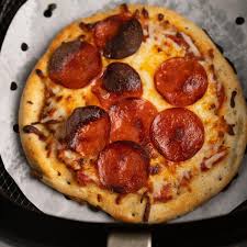 The pizza was done in seven minutes. Easy Air Fryer Pizza My Forking Life
